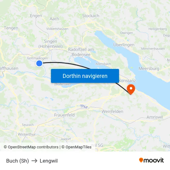Buch (Sh) to Lengwil map