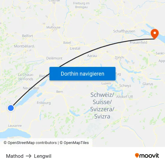 Mathod to Lengwil map