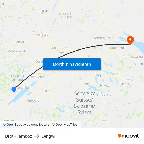 Brot-Plamboz to Lengwil map