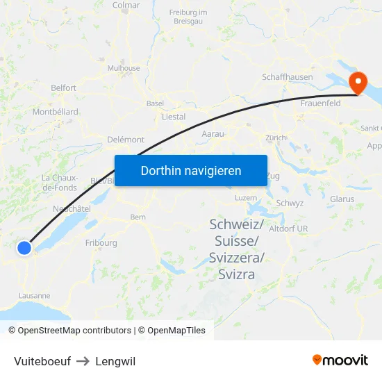 Vuiteboeuf to Lengwil map