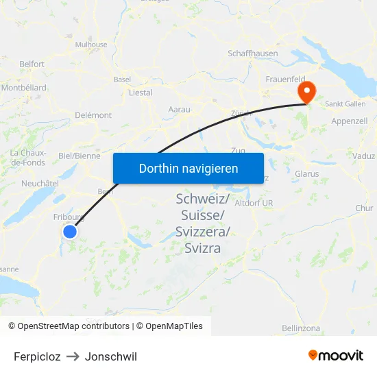 Ferpicloz to Jonschwil map