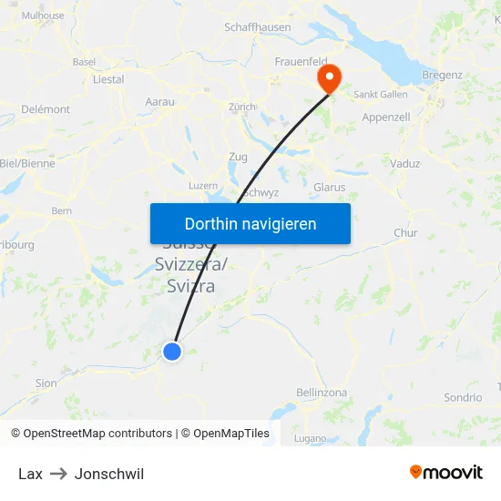 Lax to Jonschwil map
