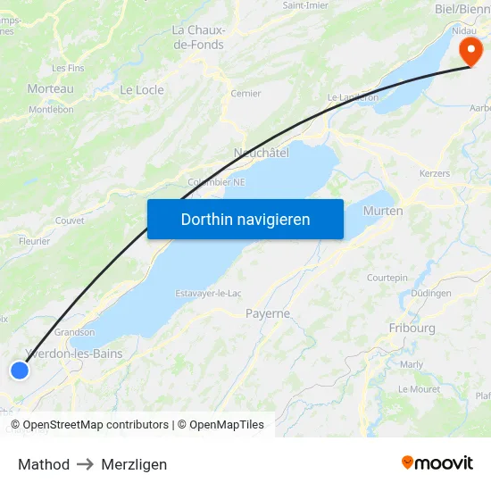 Mathod to Merzligen map