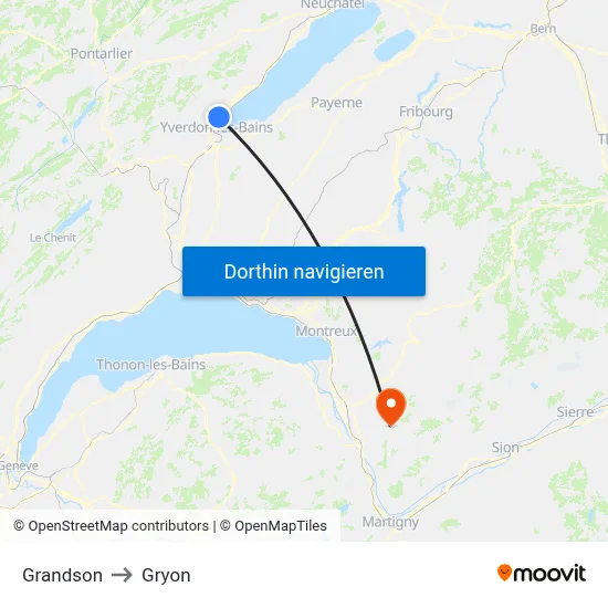 Grandson to Gryon map
