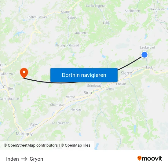 Inden to Gryon map