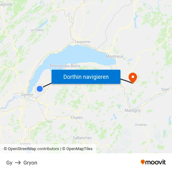 Gy to Gryon map