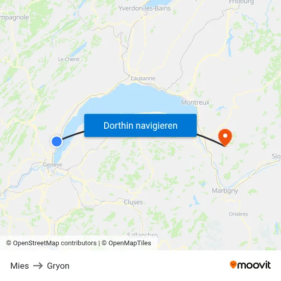 Mies to Gryon map