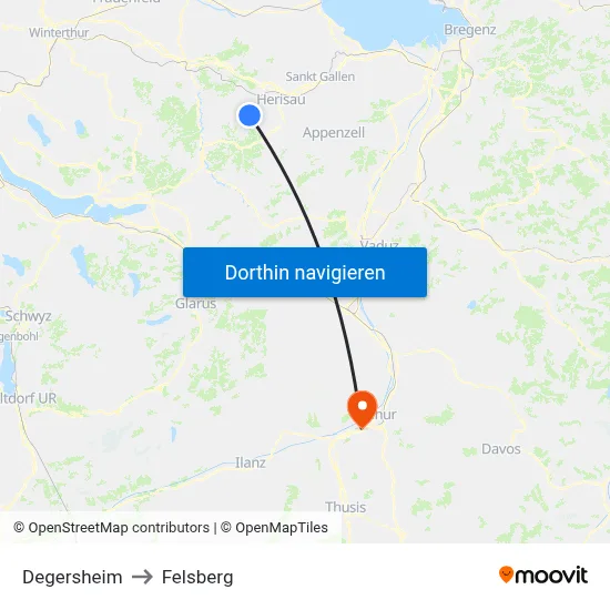 Degersheim to Felsberg map