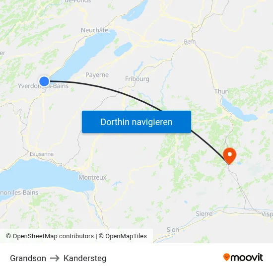 Grandson to Kandersteg map
