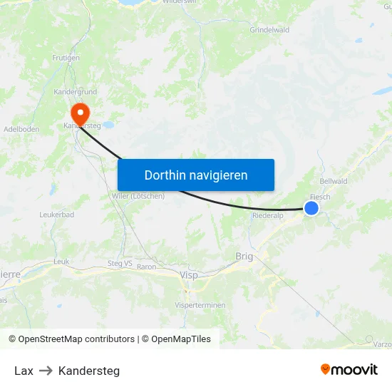 Lax to Kandersteg map