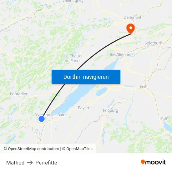 Mathod to Perrefitte map