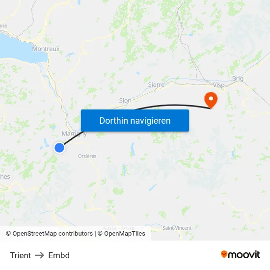 Trient to Embd map