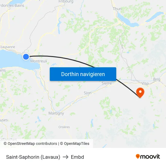 Saint-Saphorin (Lavaux) to Embd map