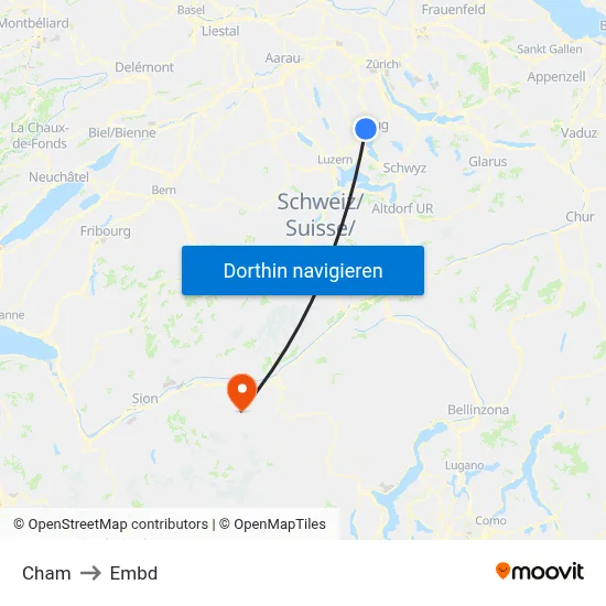 Cham to Embd map
