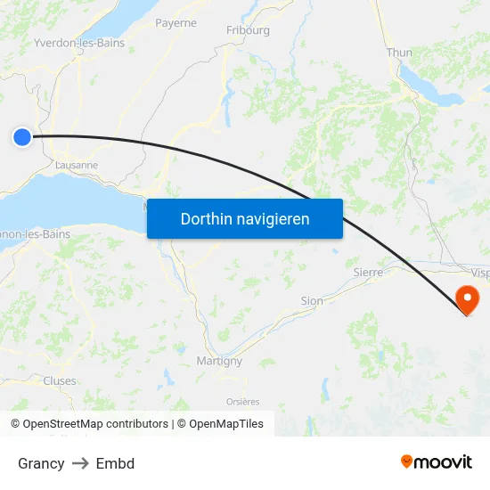 Grancy to Embd map