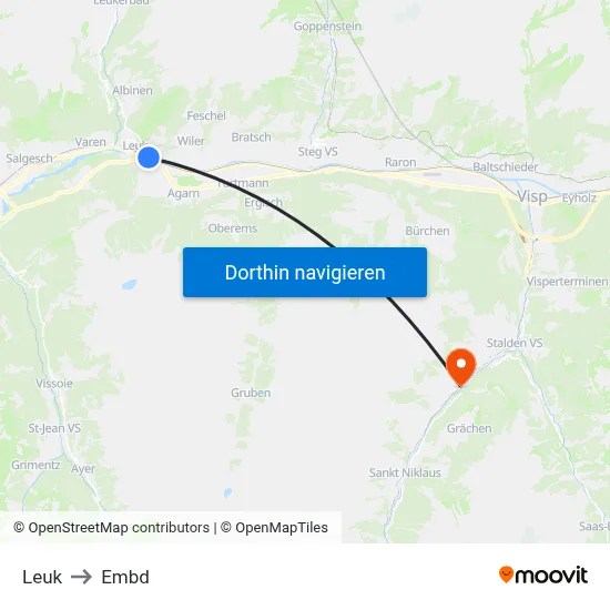 Leuk to Embd map