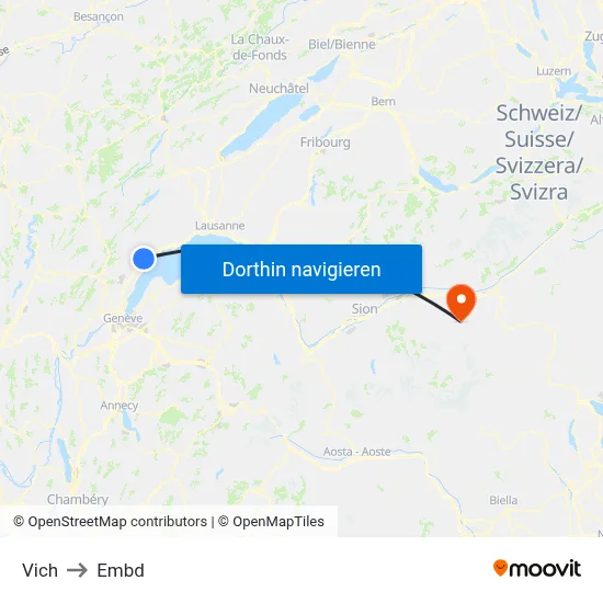 Vich to Embd map