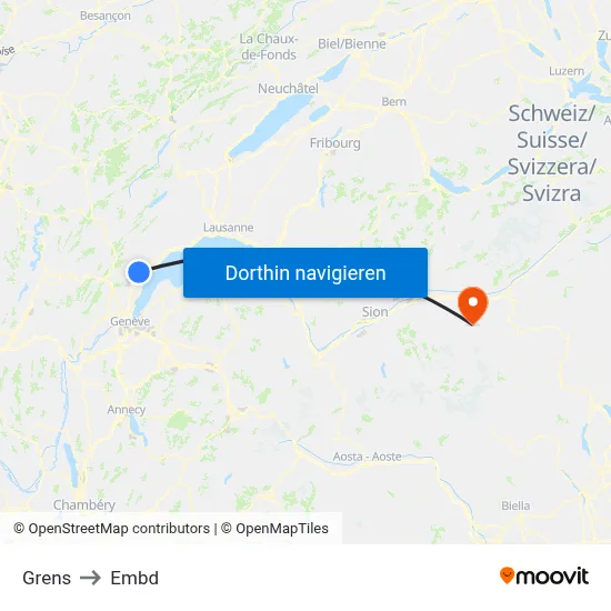 Grens to Embd map