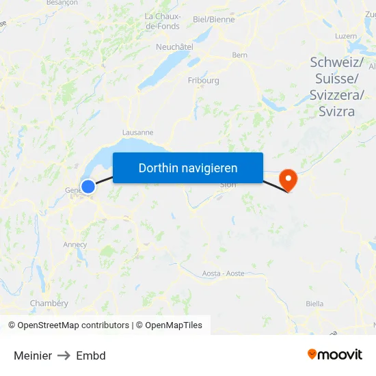 Meinier to Embd map