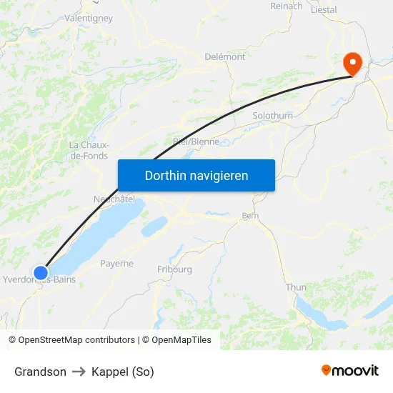Grandson to Kappel (So) map