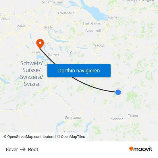 Bever to Root map