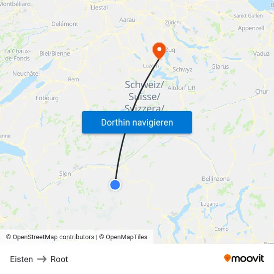 Eisten to Root map