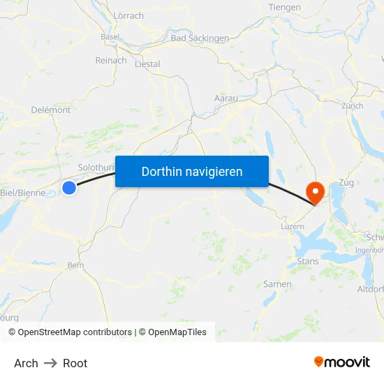 Arch to Root map