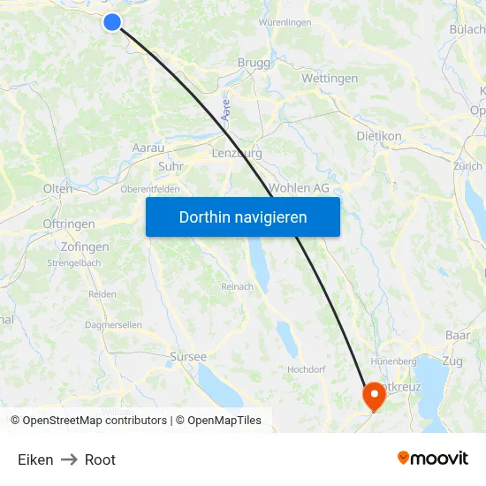 Eiken to Root map