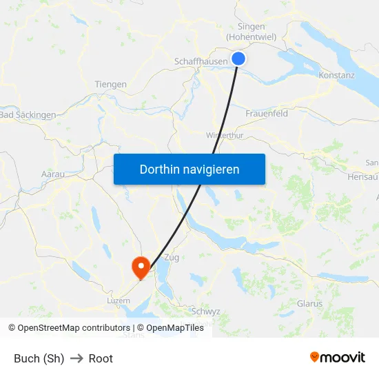 Buch (Sh) to Root map