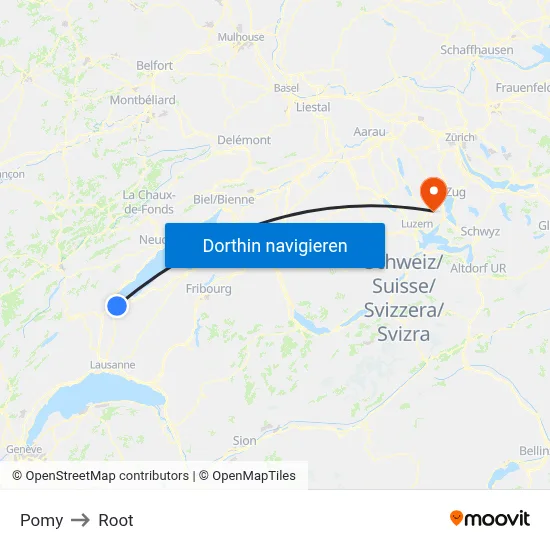 Pomy to Root map