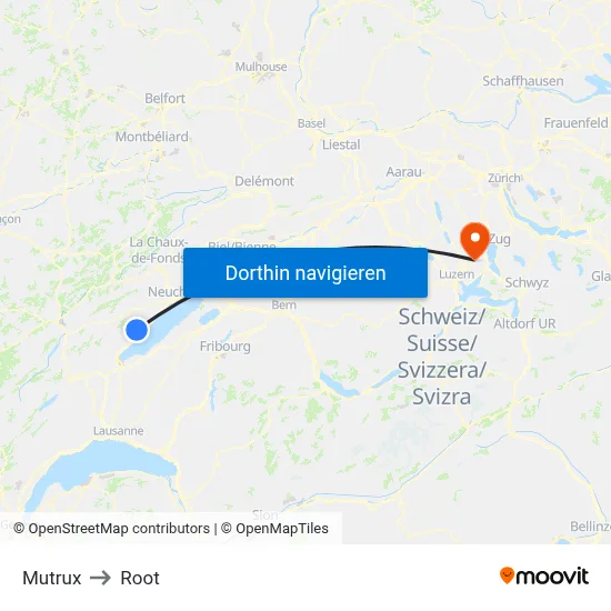 Mutrux to Root map