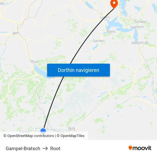 Gampel-Bratsch to Root map