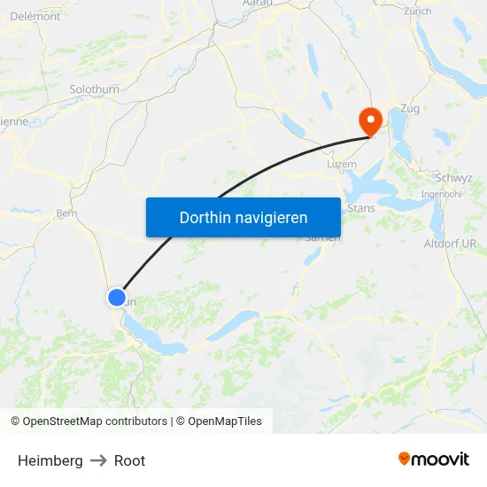 Heimberg to Root map