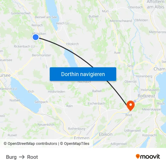 Burg to Root map