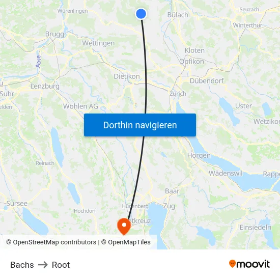 Bachs to Root map