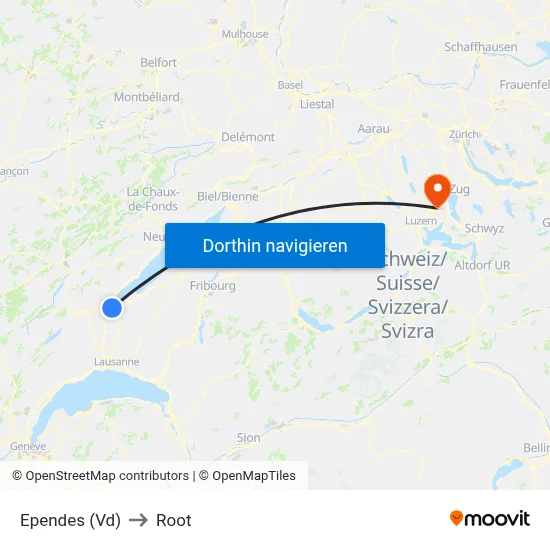 Ependes (Vd) to Root map