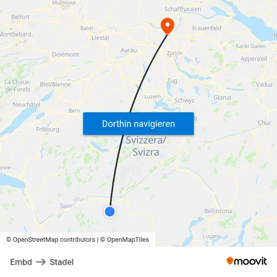 Embd to Stadel map