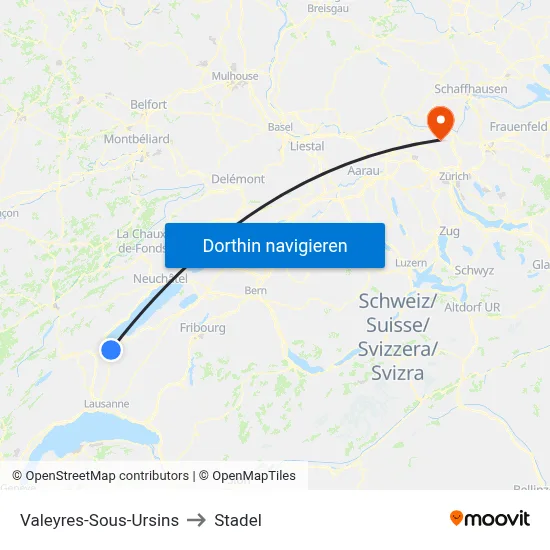 Valeyres-Sous-Ursins to Stadel map