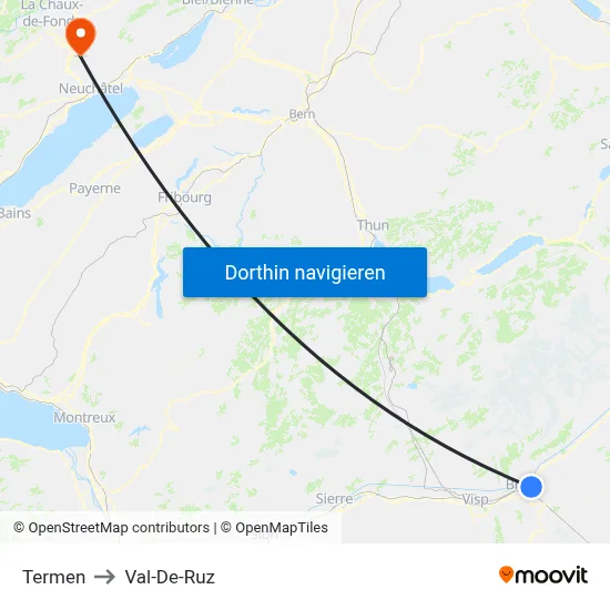 Termen to Val-De-Ruz map