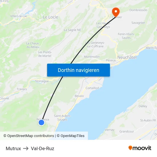 Mutrux to Val-De-Ruz map