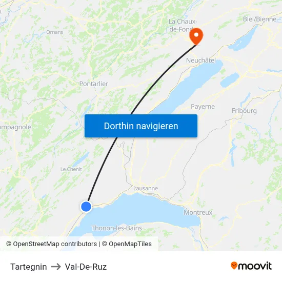 Tartegnin to Val-De-Ruz map