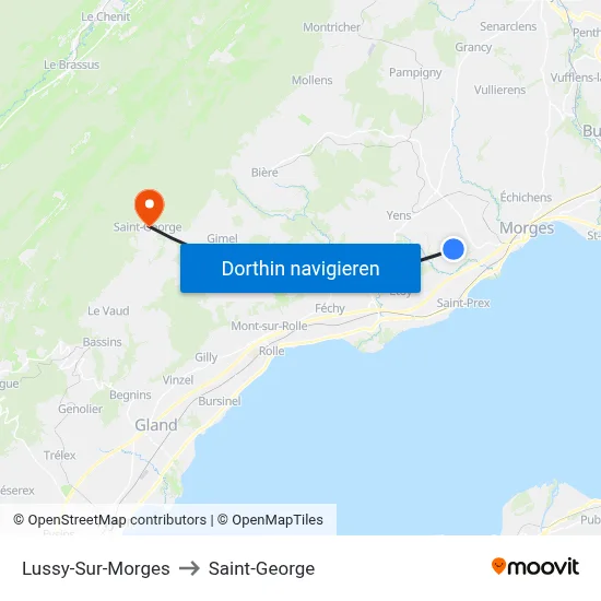 Lussy-Sur-Morges to Saint-George map