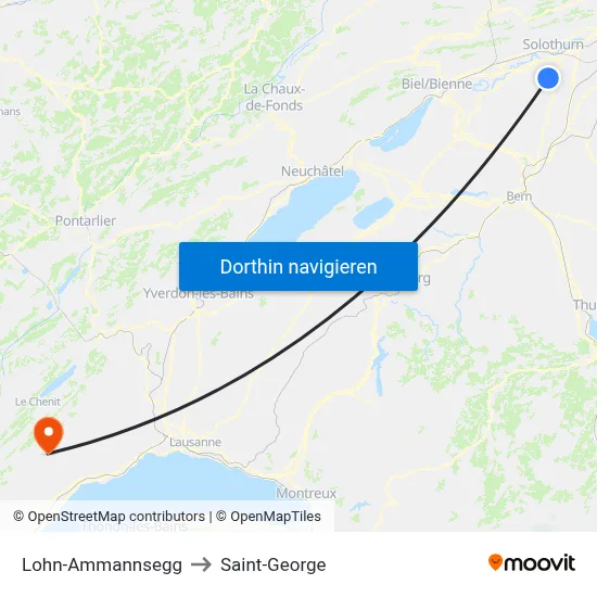 Lohn-Ammannsegg to Saint-George map
