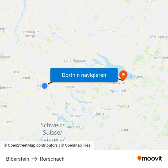 Biberstein to Rorschach map
