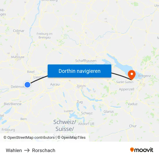 Wahlen to Rorschach map