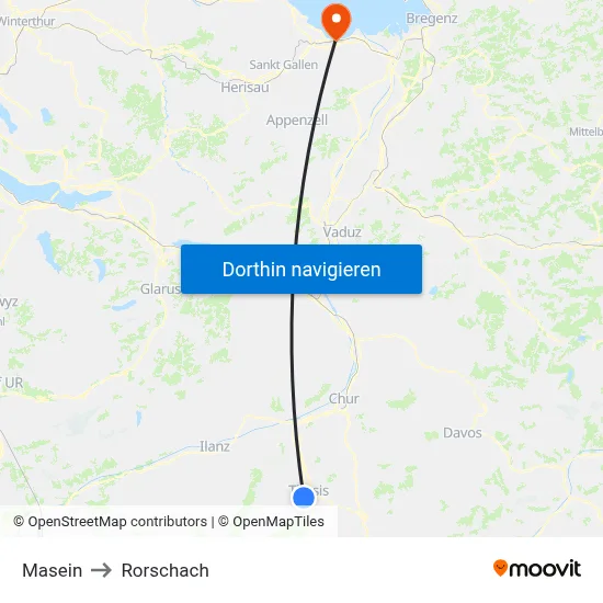 Masein to Rorschach map