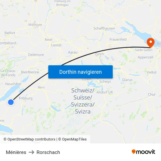 Ménières to Rorschach map