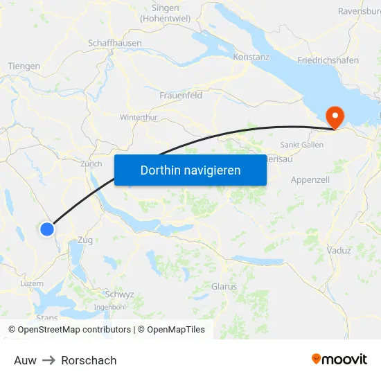Auw to Rorschach map