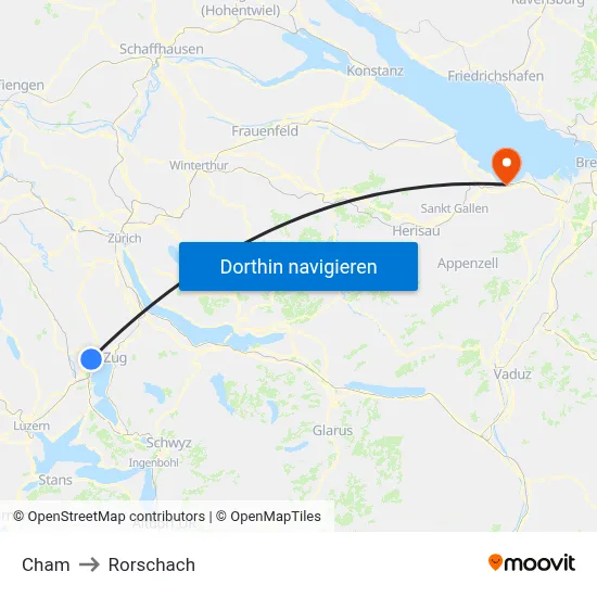 Cham to Rorschach map