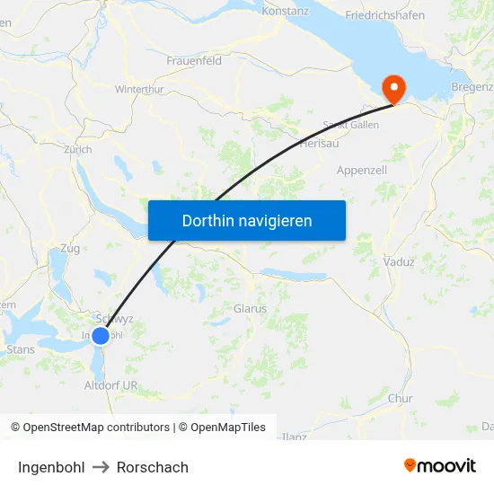 Ingenbohl to Rorschach map